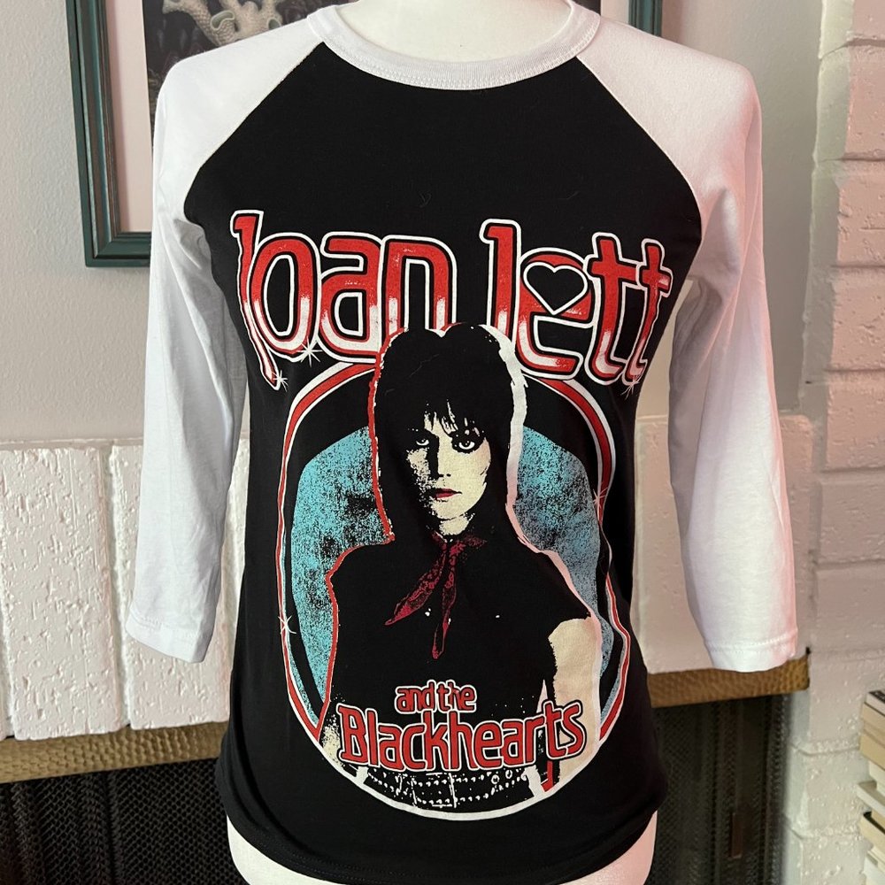 Joan Jett & The Blackhearts Baseball Raglan 3/4 Sleeve T-Shirt